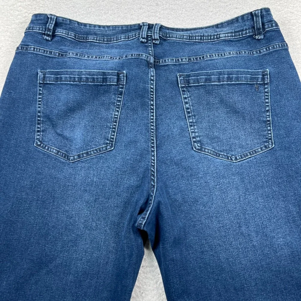 The Perfect Jean NYC Men's 44x30 *42x28 Athletic‎ Fit Whiskered Stretch Denim